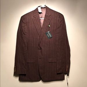 Ralph Lauren Brown striped suit